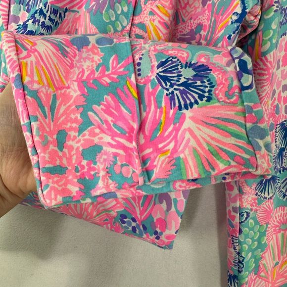 Lilly Pulitzer Emora Knit Pant Multi Splendor In The Sand Size M *Hemmed - Picture 7 of 16